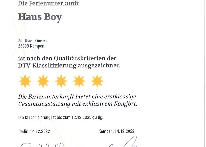 Haus Boy Apartamento Kampen